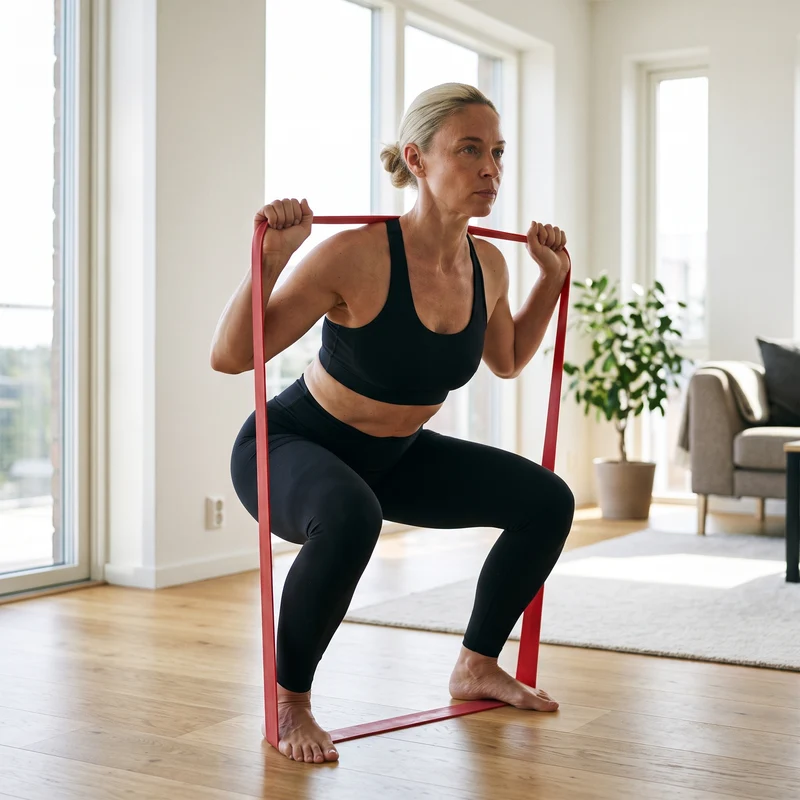Bande de résistance élastique — tractions assistées & musculation (7–16 kg)