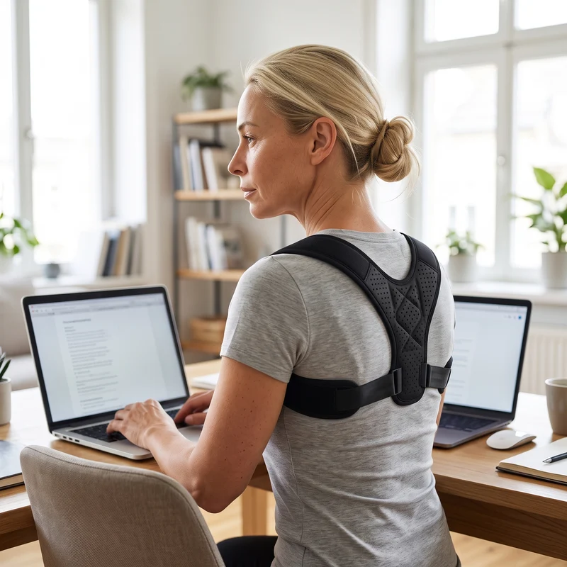 Correcteur de posture léger — épaules et haut du dos