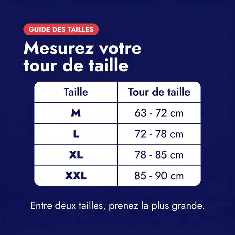 Correcteur de posture dos complet — ceinture et 4 baleines