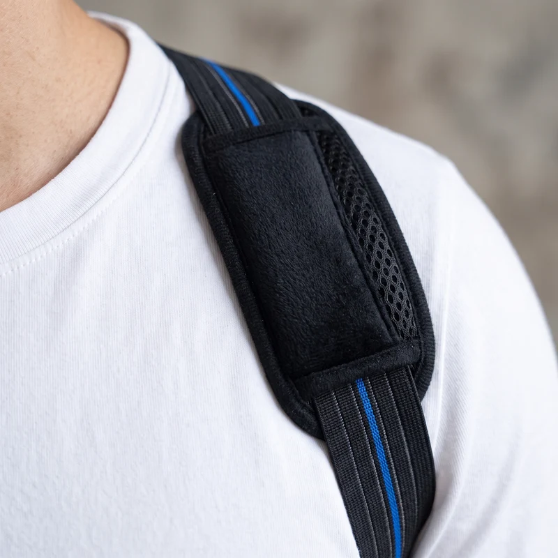 Correcteur de posture dos complet — ceinture et 4 baleines