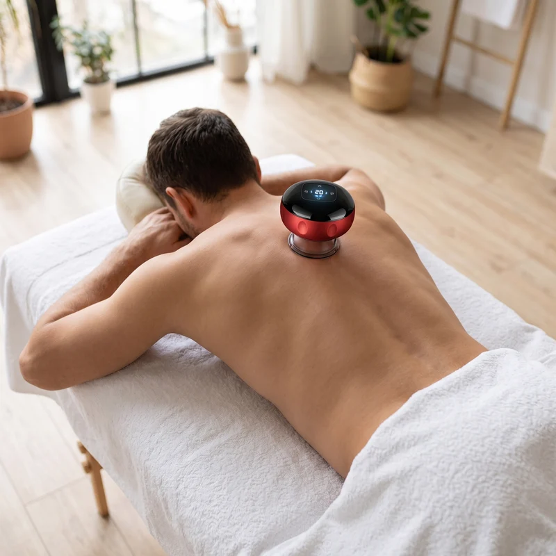 Ventouse de massage électrique chauffante — 12 niveaux