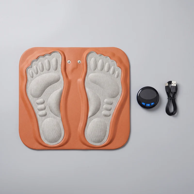 Tapis de massage pieds EMS — 6 modes, 15 niveaux d'intensité