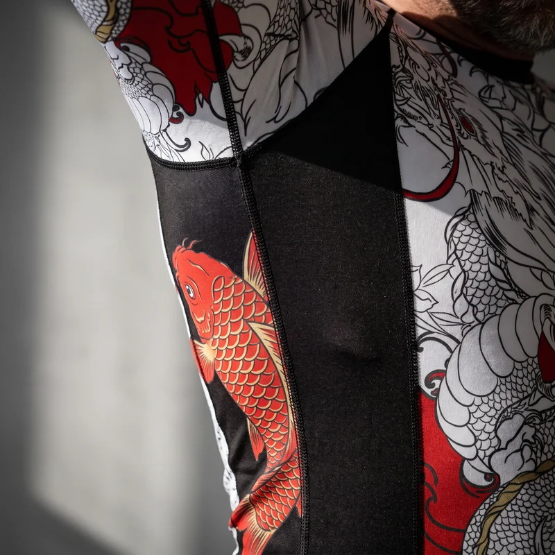 Rashguard Manches Longues UPF 50+ - Motif Koï
