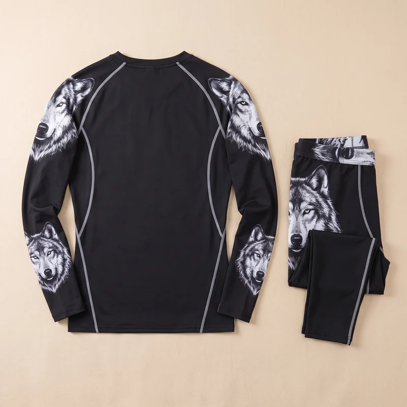 Ensemble de Compression Homme 2 Pièces - Noir