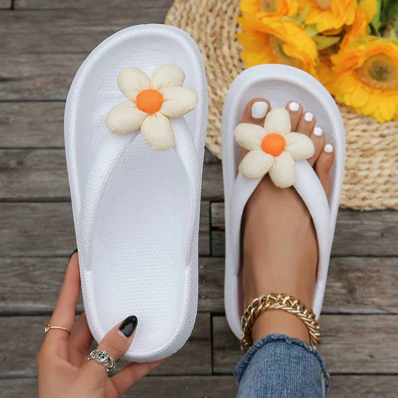 Tongs avec Grosse Fleur