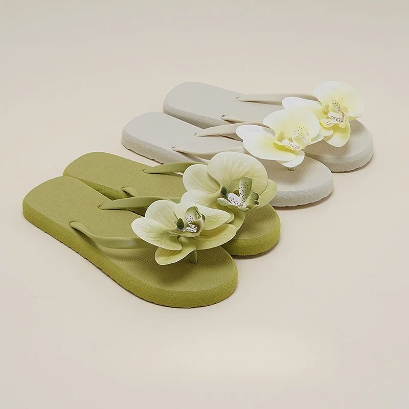 Tongs Orchidée