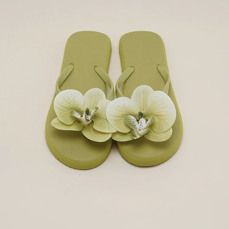 Tongs Orchidée