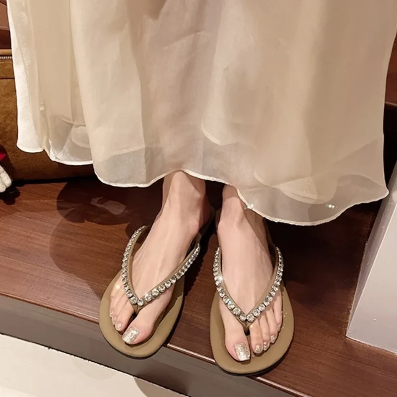 Tongs Femme avec Strass
