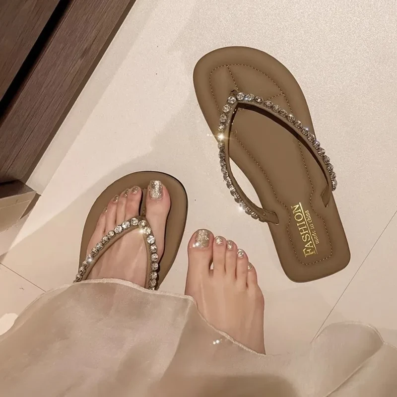 Tongs Femme avec Strass