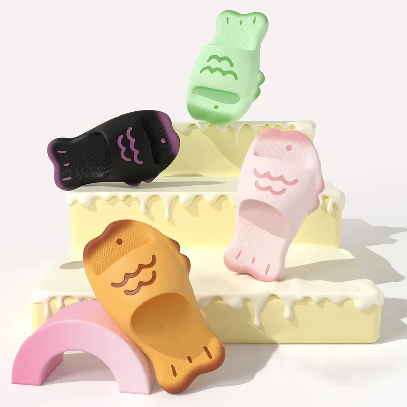 Claquettes Poisson Kawaï Femme Été