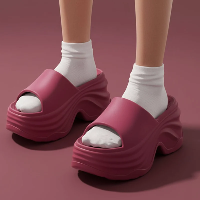 Claquettes Femme Compensées