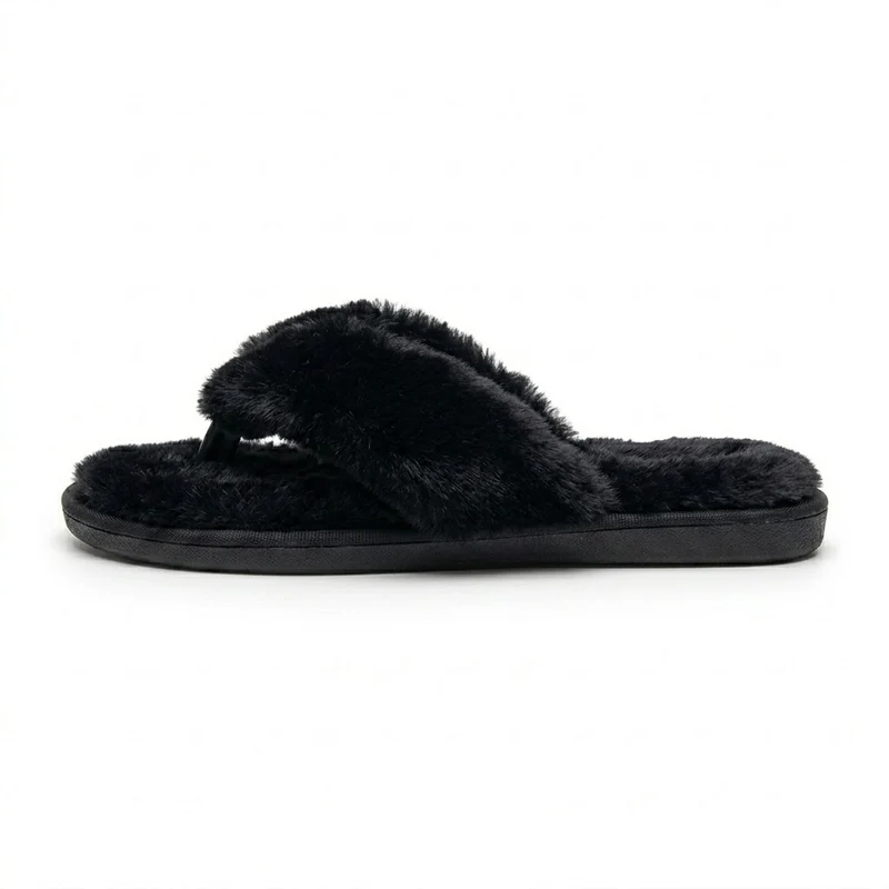 Tongs Fausse Fourrure