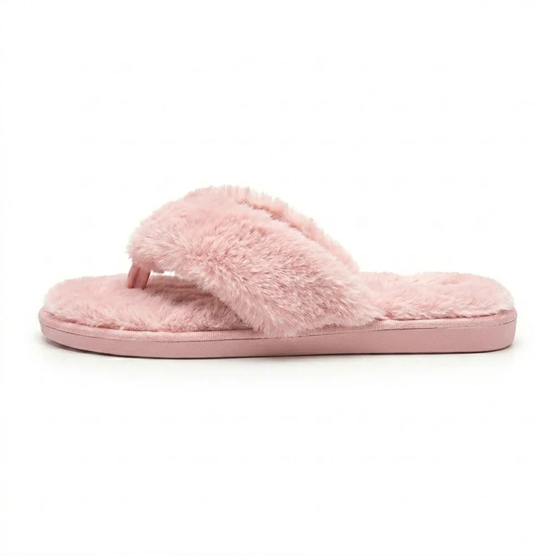 Tongs Fausse Fourrure