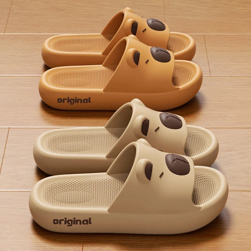 Claquettes Capybara Femme Plage