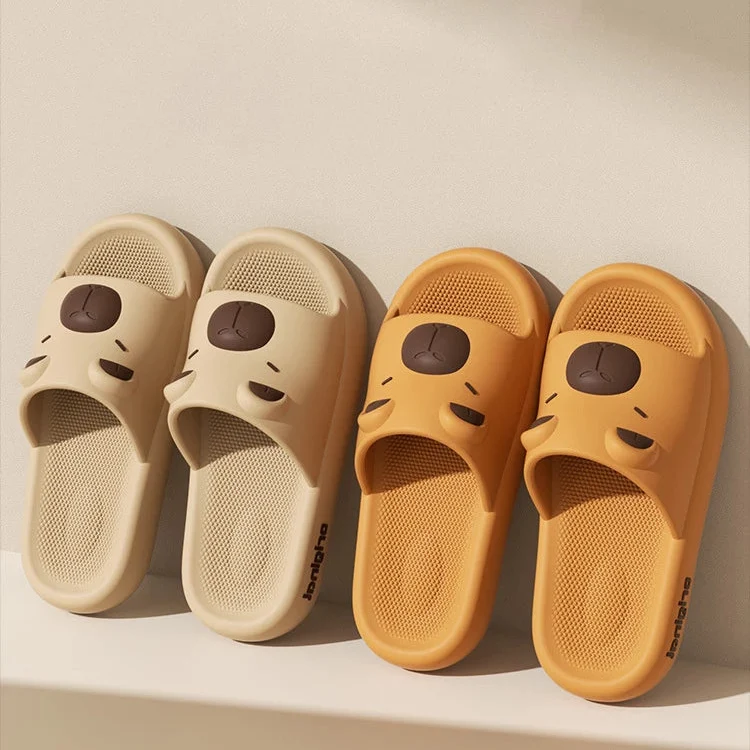 Claquettes Capybara Femme Plage