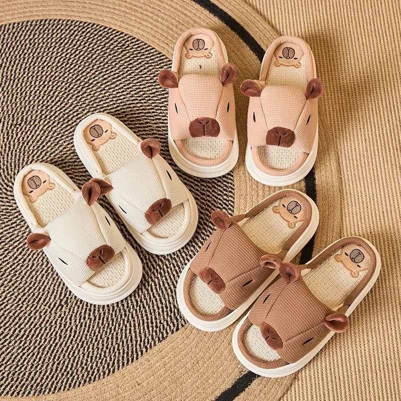 Claquettes Confortables Capybara Femme