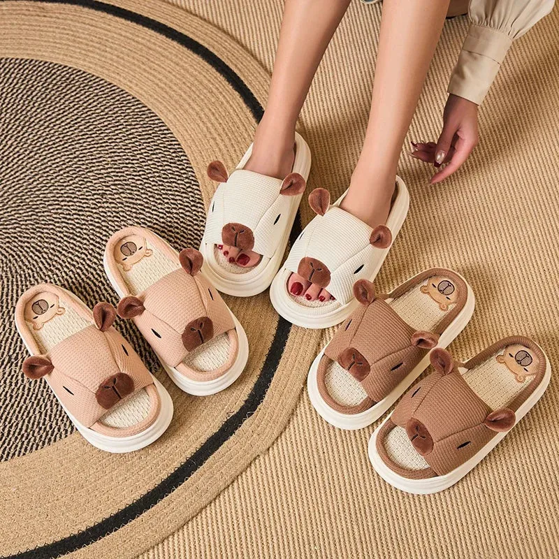Claquettes Confortables Capybara Femme