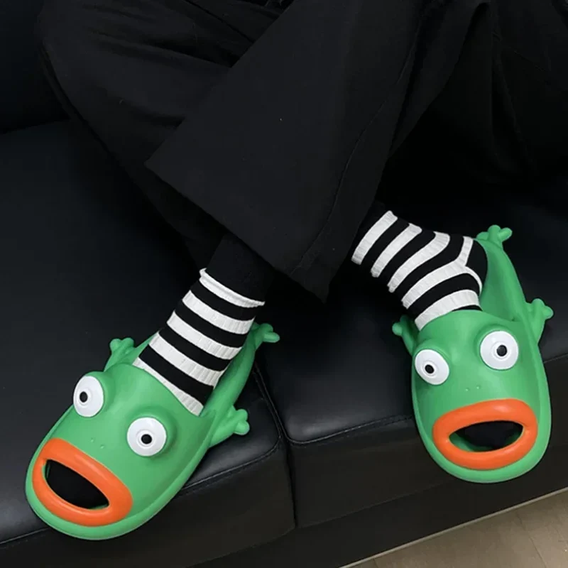 Claquettes Grenouille Plage