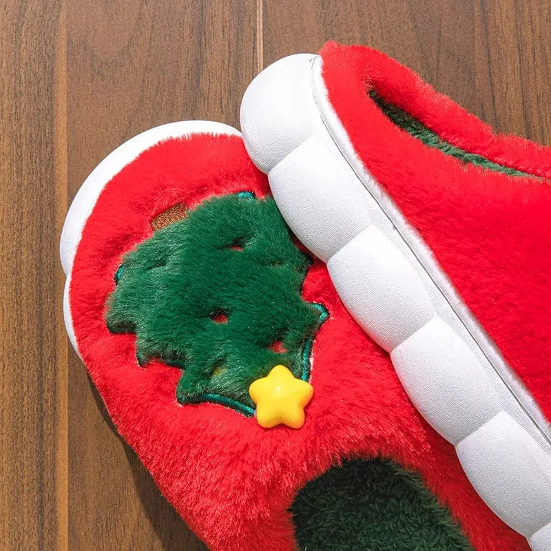 Chausson de Noel Femme - Sapin