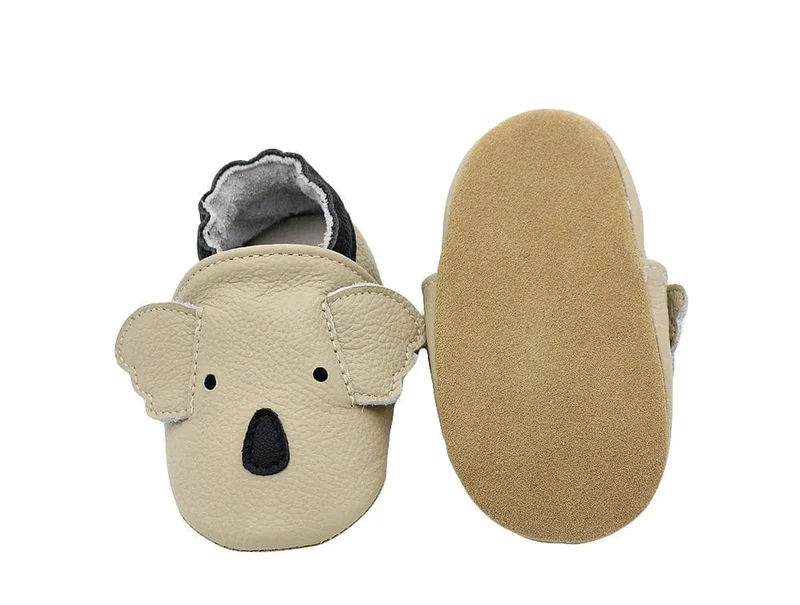 Chausson Cuir Bébé - Animaux