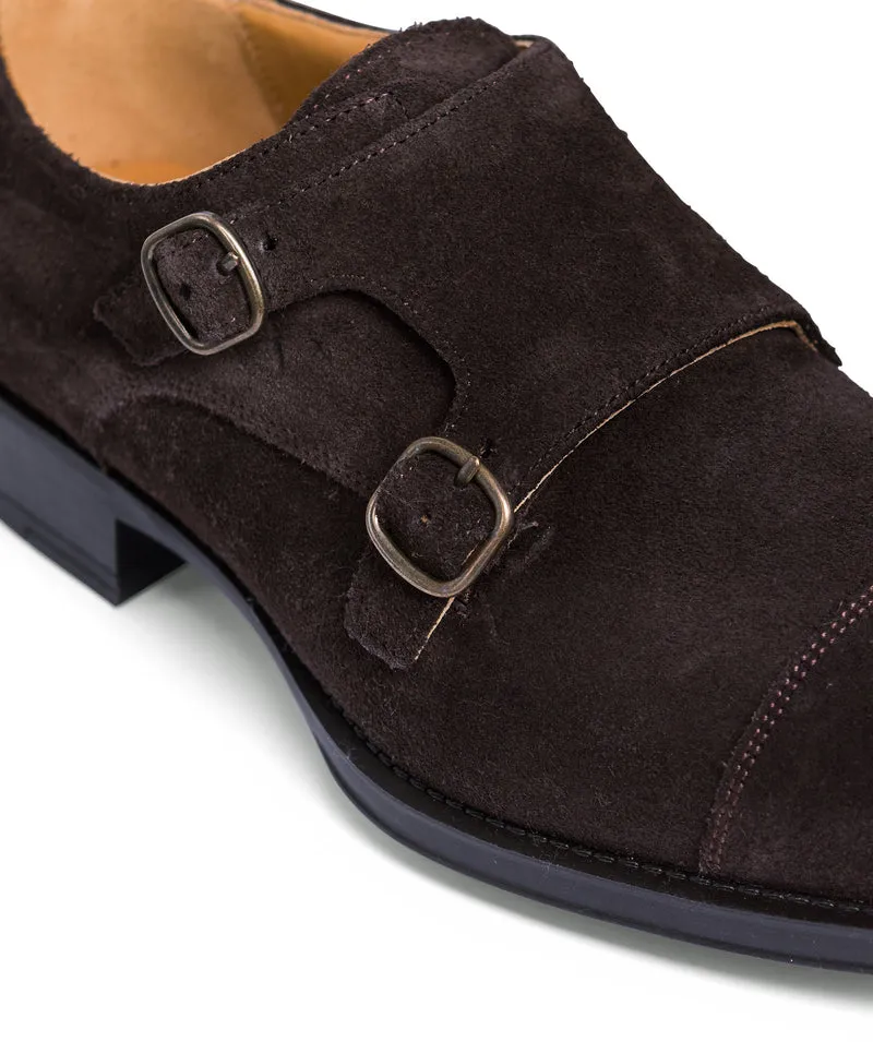 Boucles SHELTON Daim Marron