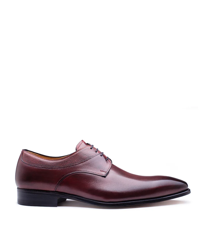 Derby UMBERTO Bordeaux Patiné