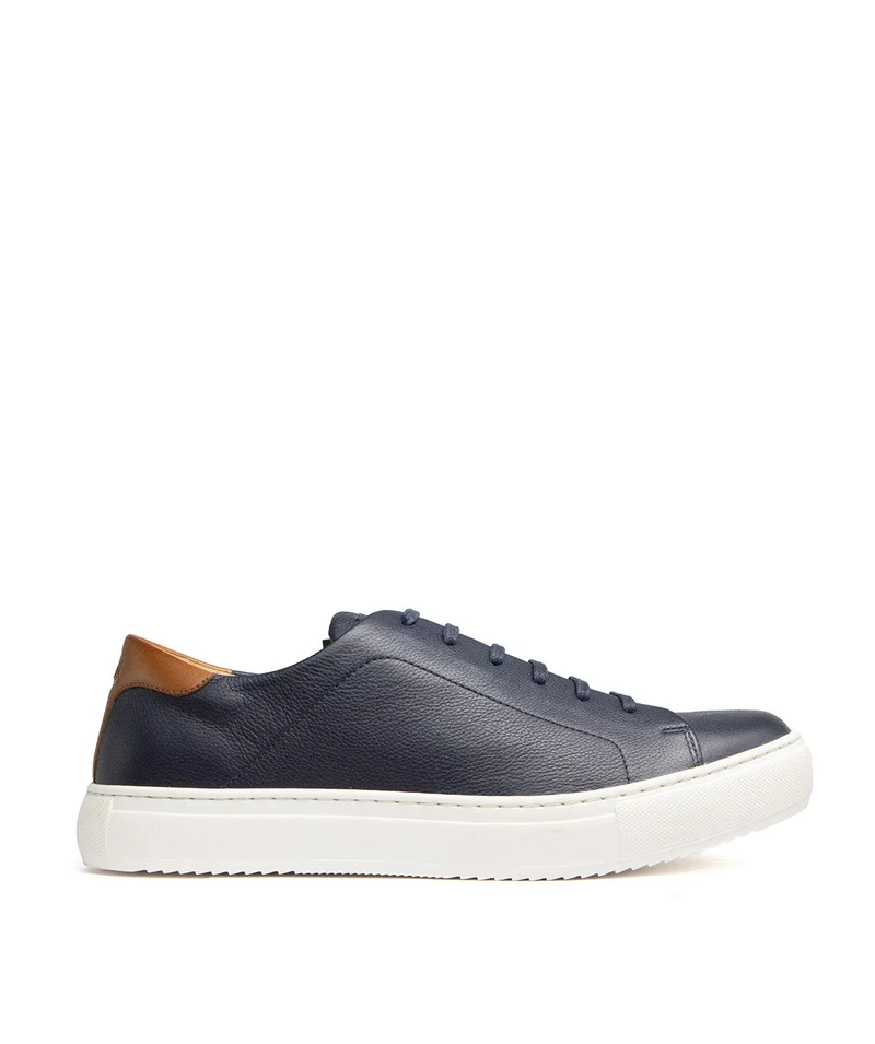 Sneakers MURPHY Grainé Marine