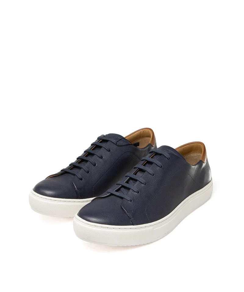 Sneakers MURPHY Grainé Marine