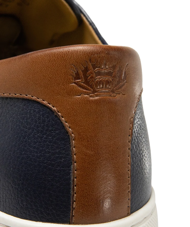 Sneakers MURPHY Grainé Marine