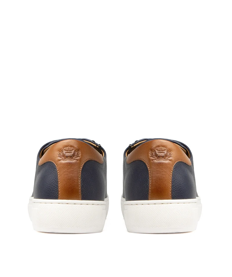 Sneakers MURPHY Grainé Marine