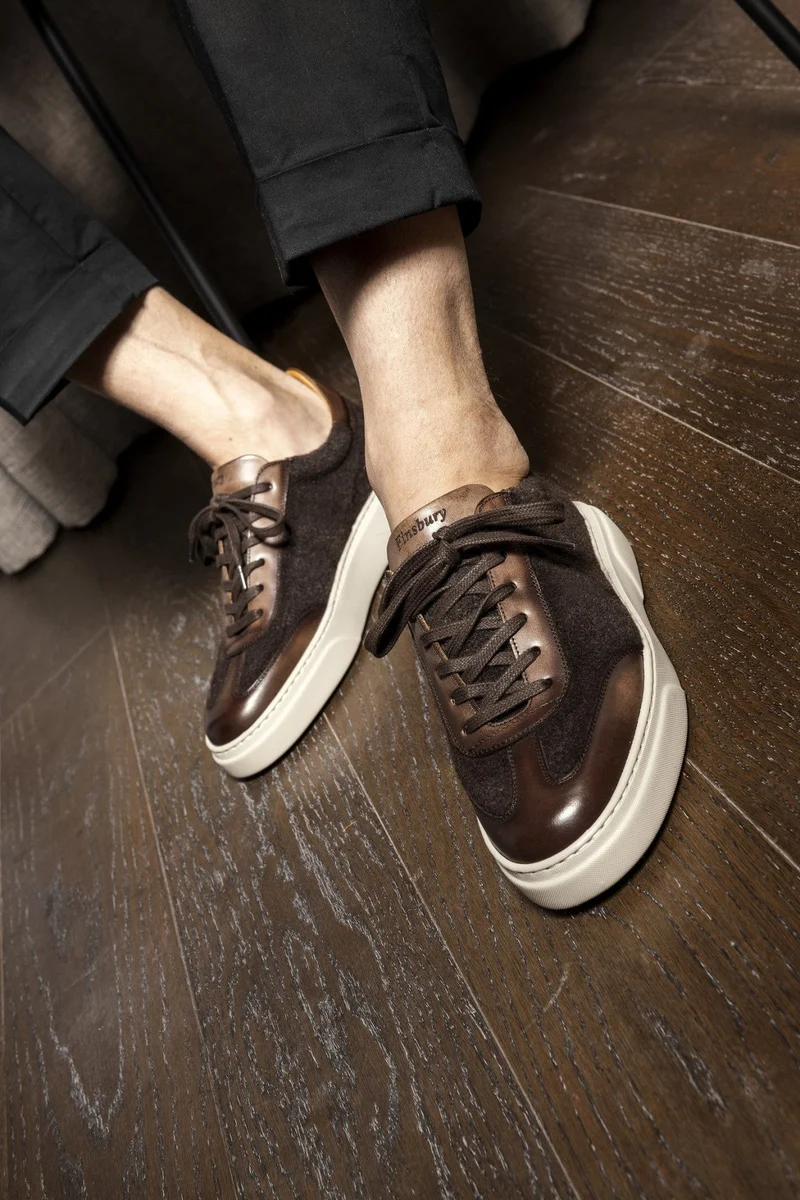 Sneakers MAGNUS Marron chiné