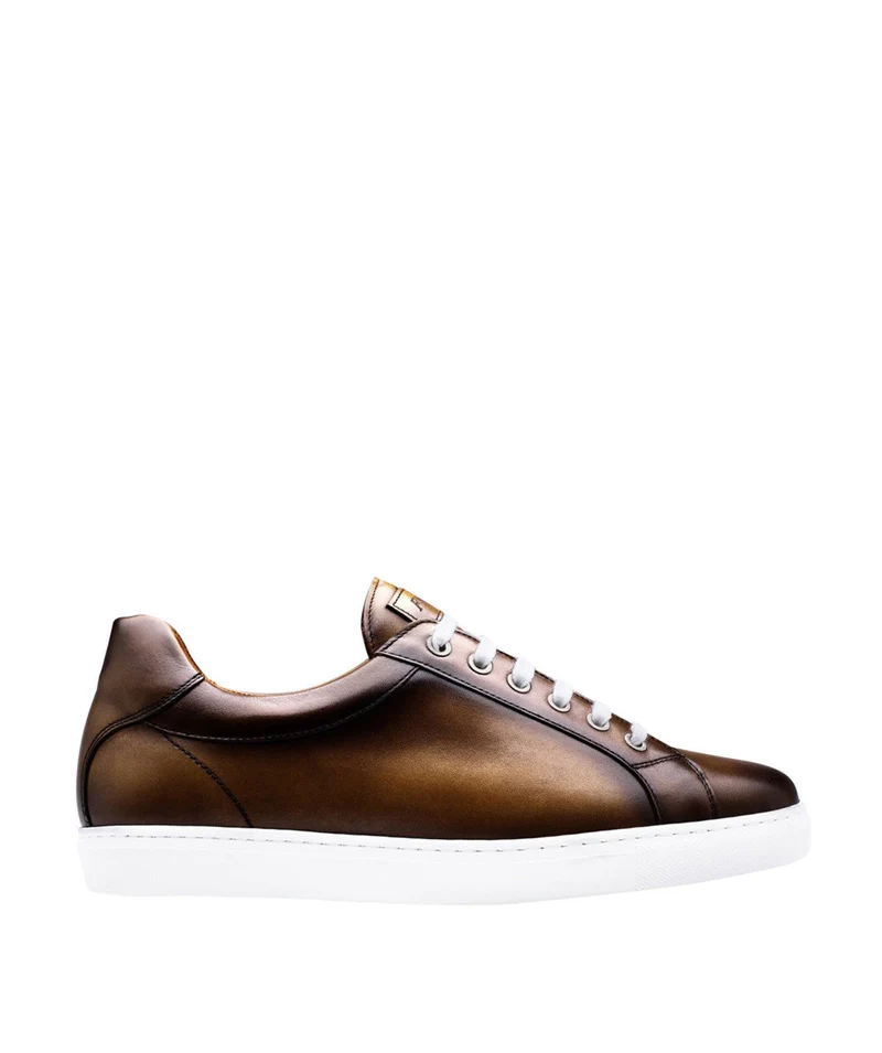 Sneakers JULIAN Marron Patiné