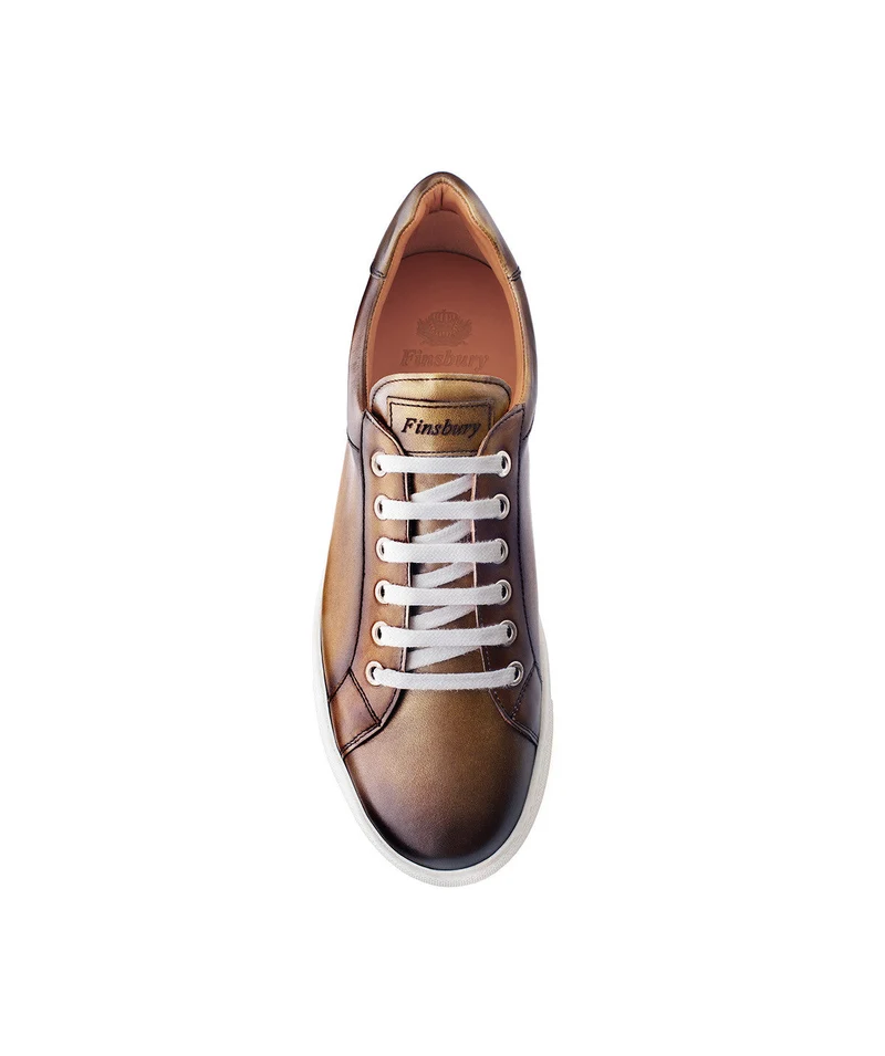 Sneakers JULIAN Marron Patiné