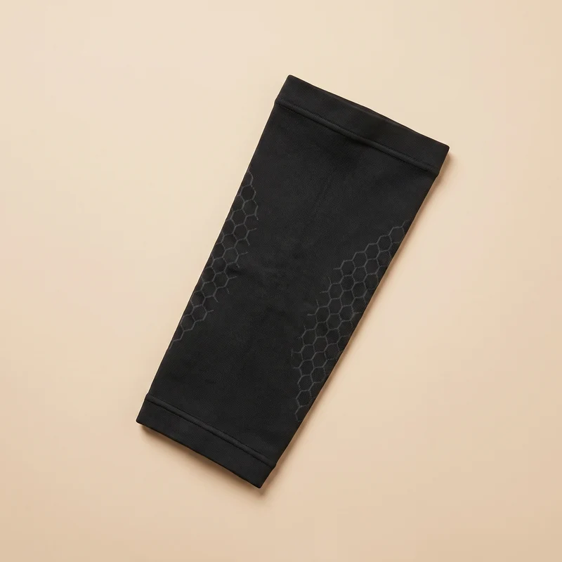 Manchon de Coude Compression Tricot Respirant - Noir