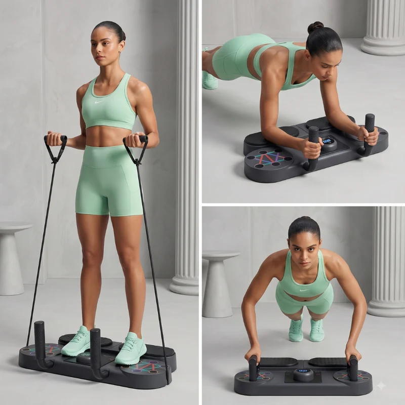 Planche à Pompes Multifonction — Musculation Maison