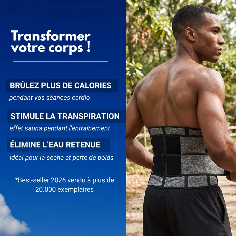 Ceinture de sudation homme