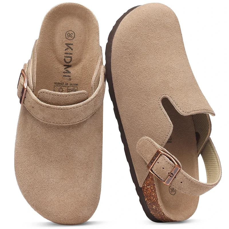 Mules Sabots Cuir Femme
