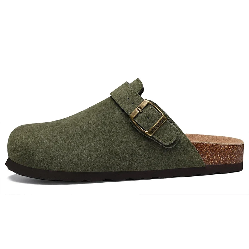 Mules Sabots Cuir Femme