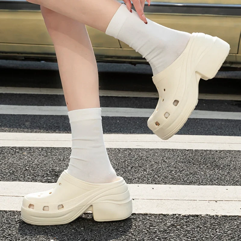 Mules Sabots Femme à Talon