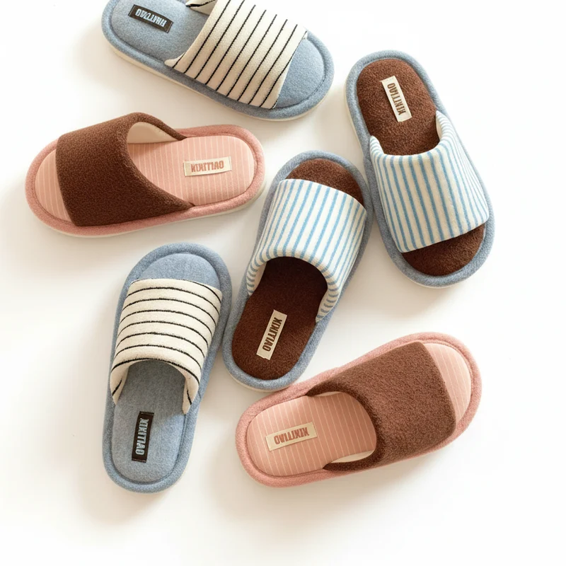 Chaussons femme été ouverts