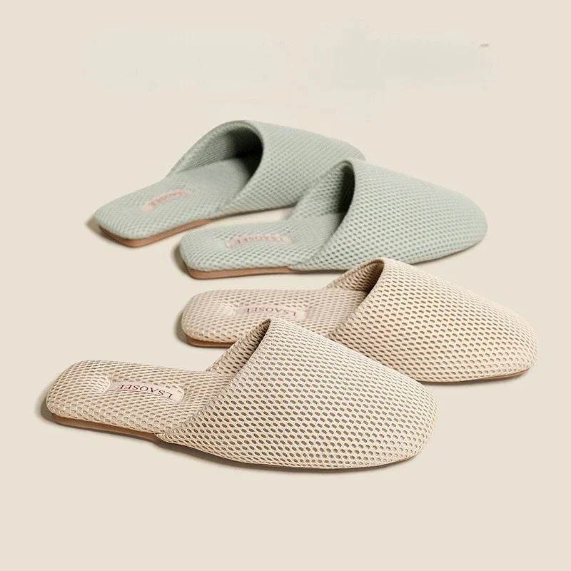 Chaussons femme mules respirantes