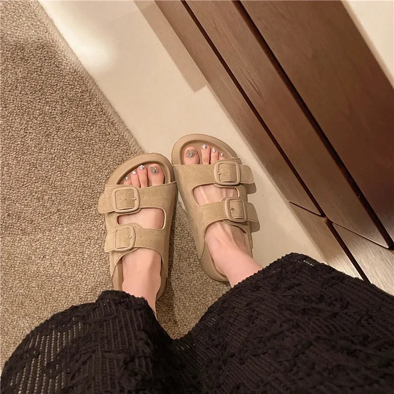 Chaussons femme été sandales