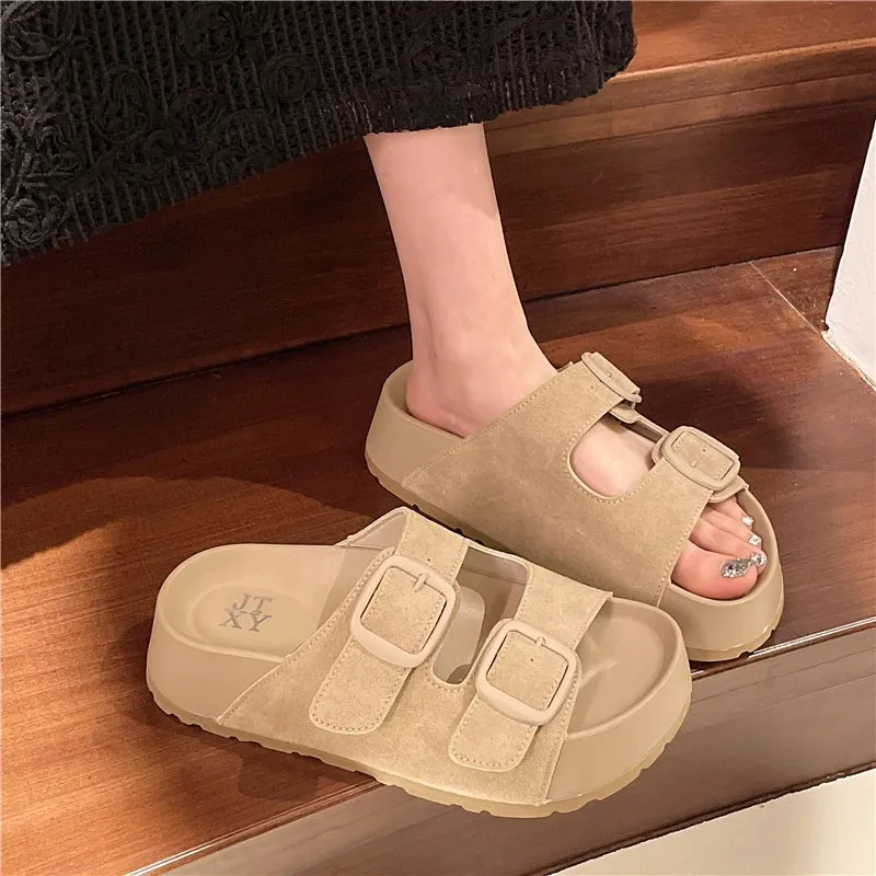 Chaussons femme été sandales