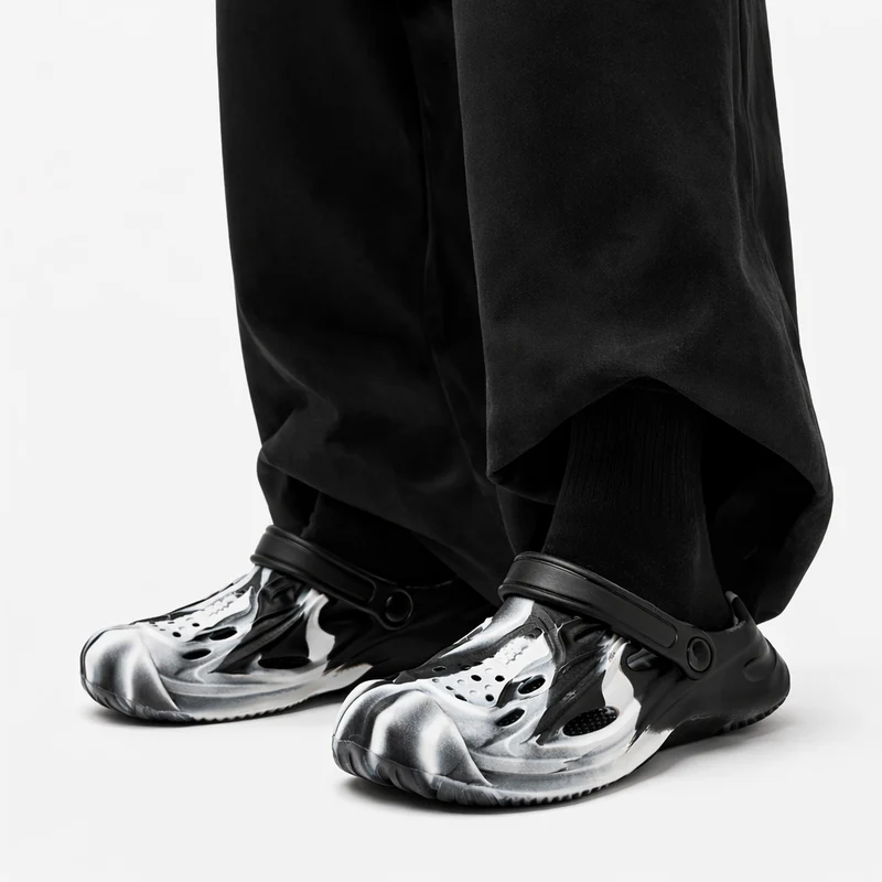 Chaussons Sabots pour Homme Bicolore
