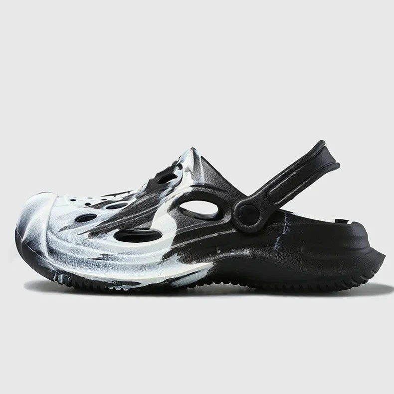 Chaussons Sabots pour Homme Bicolore