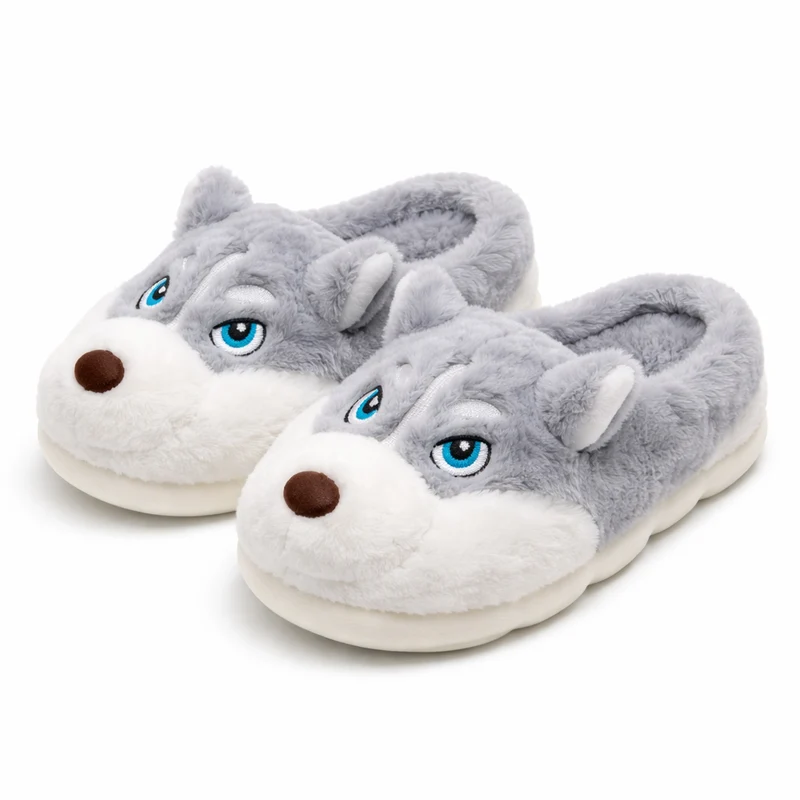 Chaussons Rigolos Chien pour Homme