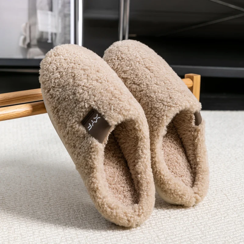 Chaussons Mules Fourrure Homme