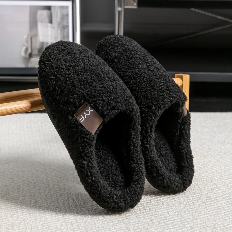 Chaussons Mules Fourrure Homme