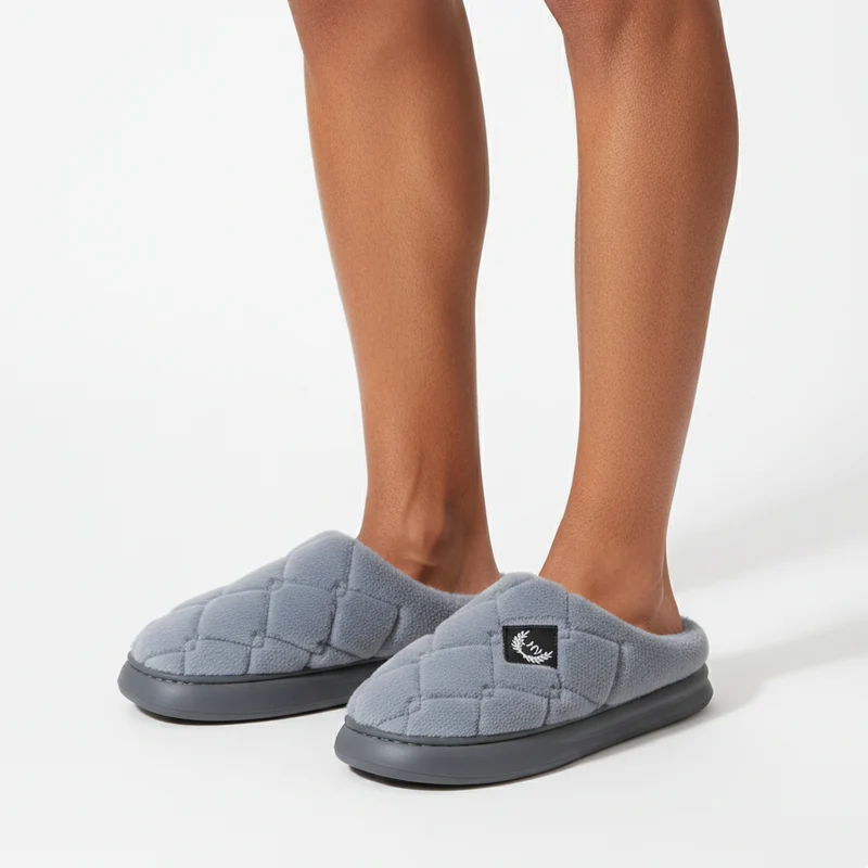 Chaussons Homme Fausse Fourrure