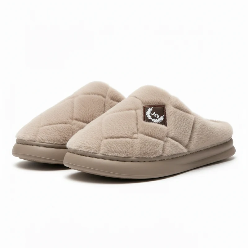 Chaussons Homme Fausse Fourrure